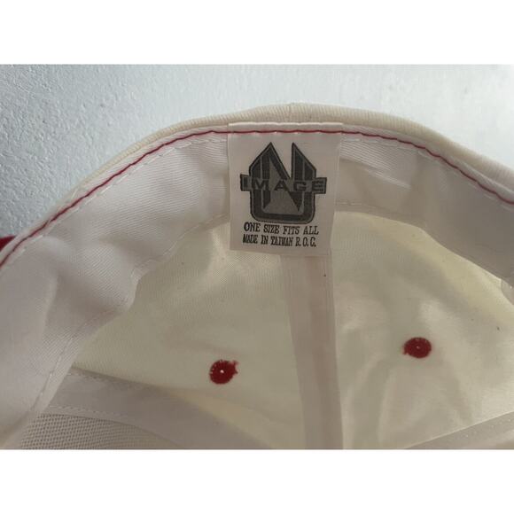 VTG 80s Canadian Nu IMAGE Trucker Hat Snapback Embroidered Cap Big Logo Spellout - Picture 7 of 8